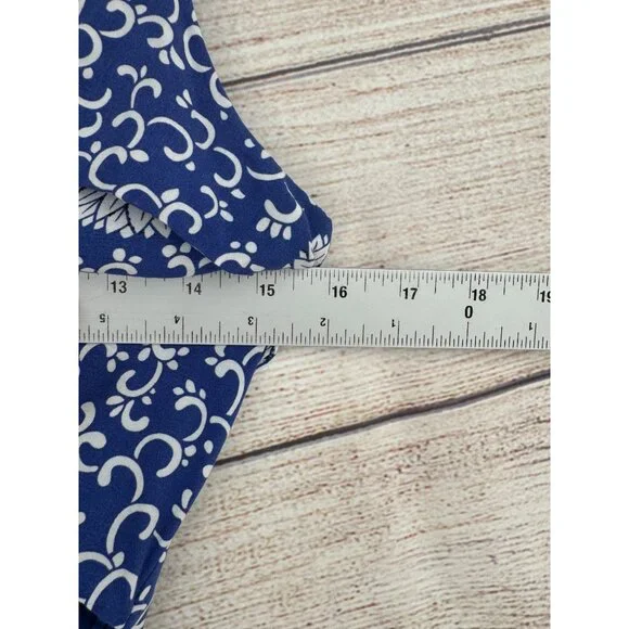 Fashion‎ Nova Bohemian Luxury Cut Out Jumpsuit Women's Size M Blue/White NEW - Picture 9 of 10